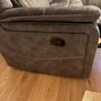 X2 2 seater grey suede recliner couch Image 7