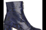 Whistles snake print boots uk5