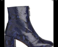 Whistles snake print boots uk5