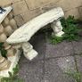 concrete garden benches x2 Image 2