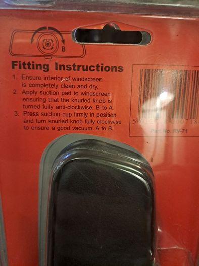 Summit RV 71 interior rear-view mirror