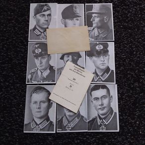 RARE : WW2 Original German Knights Cross Recipients Collector's Pack