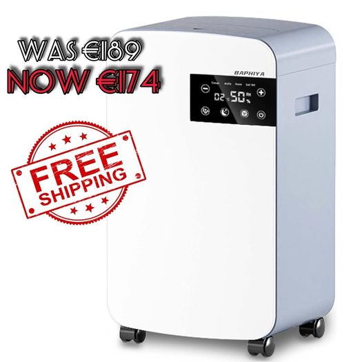 NEW SALE | 12L/D Dehumidifier for Home with Energy Efficient Compressor-HEPA Filter Air Purification, Continuous Drainage, 2.5L Tank, Timer, Sleep Mode, Auto Defrosting, Humidity Target, for Basement Laundry