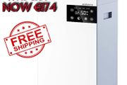 NEW SALE | 12L/D Dehumidifier for Home with Energy Efficient Compressor-HEPA Filter Air Purification, Continuous Drainage, 2.5L Tank, Timer, Sleep Mode, Auto Defrosting, Humidity Target, for Basement Laundry