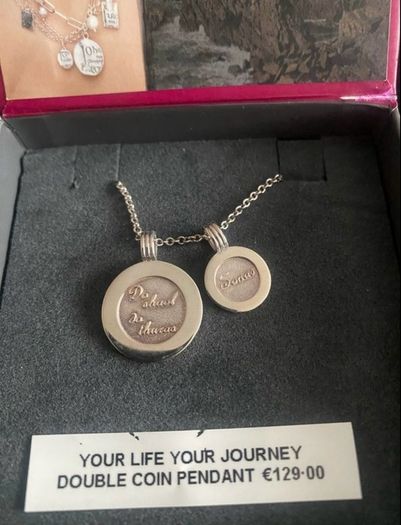 Enibas sterling silver necklace and pendants