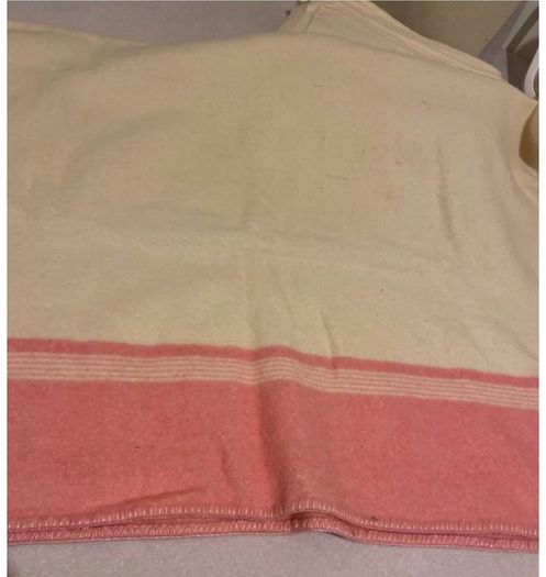 Vintage wool blanket Large