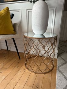 Rose Gold Mirrored Table