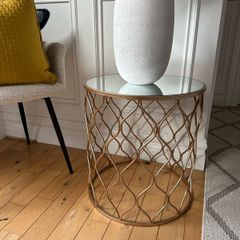 Rose Gold Mirrored Table