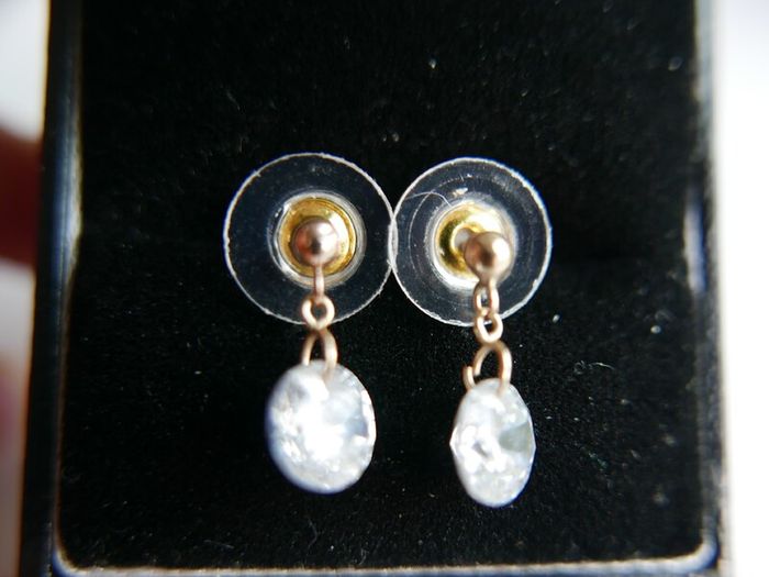 Vintage 9ct Gold 375  Drop/Dangle Art Deco  Earrings 1,46g