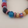 Vintage Venetian Stylr Mix Glass Beads Bracelet Image 2