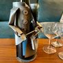 Barbeque Chef Quirky Metal Wine Bottle Holder Image 5