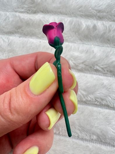 Vintage Rose flower approx. 5.5 cm. Barbie Ken Replacement Used Please see phtos