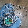 Turquoise Pendant and Chain Image 2