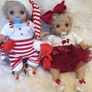 Reborns By Laura.  Christmas Sweetie Pie & Free Gift!! 16inch, Weighted, Mini Reborn Doll. Image 3