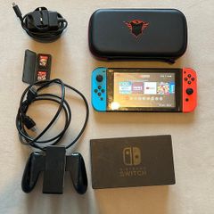Nintendo Switch Plus 4 Games and Case.