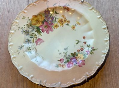 Collectible Antique Royal Worcester Porcelain Plate