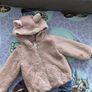Baby Girls Fur bunny Ears Coat , jacket,Size 6-9 Months Image 9