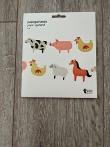 Flying Tiger Farmyard Animal 3 Metre Paper Garland