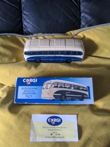 Corgi Burlingham Seagull Stratford Blue Diecast Coach