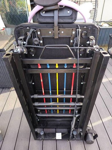 reformer pilates machine with new exercise mat