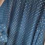 M&S Blouse with gold metallic polka dots Sz 16UK Image 2