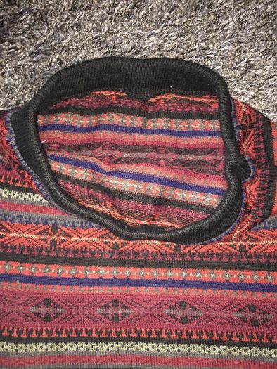 Patterned Mini Skirt