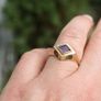 Vintage 375 Gold Ring  9 Carat Yellow Gold Ring 2,8g Image 4
