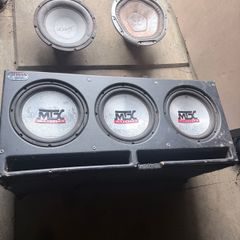 mtx 4500w/subwoofers