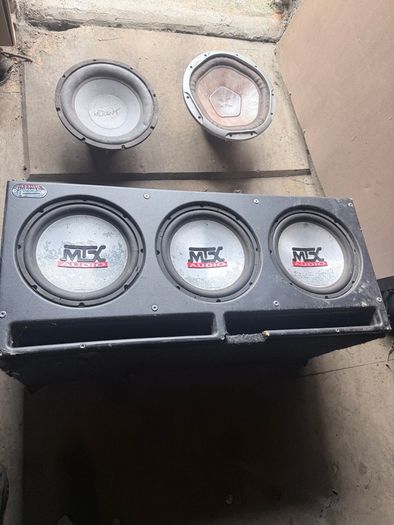 mtx 4500w/subwoofers