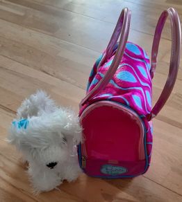 Pet carrier bag & Dog