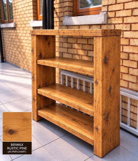 Handmade Rustic Pine Bathroom Unit