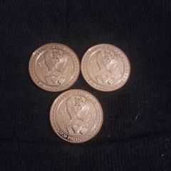 3  Copper Oz  Rounds 2020 Pandemic Rounds