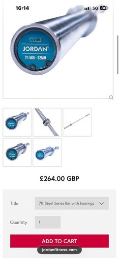 Commercial Olympic Pro Barbell ( Was 303 Euro Originally), Good Condition, Selling 175 Euro!!!!