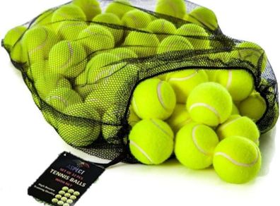 12 Practice Tennis Balls, Pressure less Training Exercise Tennis Balls with Easy Transport bag, Soft Rubber Tennis Balls Perfect for Beginners Training Lessons Pet Dog Playing Balls
