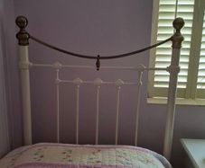 Julian Bowen Ivory Single Metal Bed Frame
