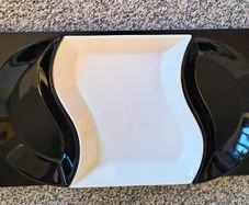 Ceramic snack tray