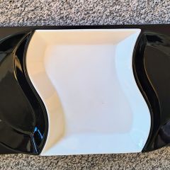 Ceramic snack tray