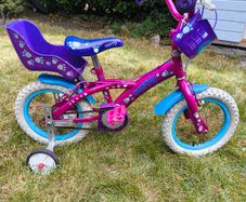 Puppy 14" Girls Bike with Stabilisers