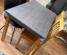 Wooden dining table with 2 chairs - FREE