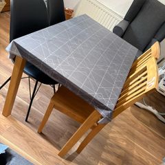 Wooden dining table with 2 chairs - FREE