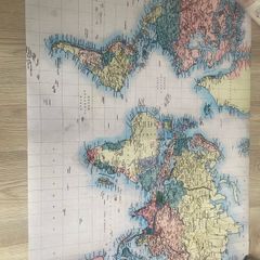 World Map Poster 70x100cm