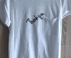T shirt Thank You Fits 6 /8/10