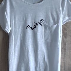 T shirt Thank You Fits 6 /8/10
