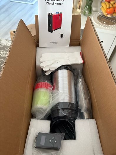 Power supply 30 euro extra  diesel heater 8Kw all in one  kerosene /diesel