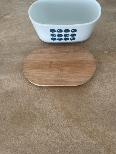 retro butter dish