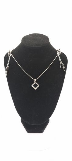 925 vintage Sterling silver Onyx set