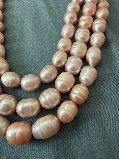 cultured freshwater baroque pearls necklace