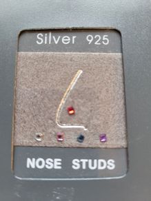 nose studs silver