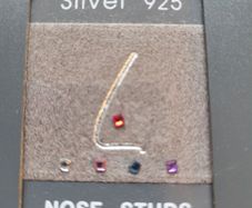 nose studs silver