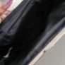 Black bling clutch bag with chain strap Image 5